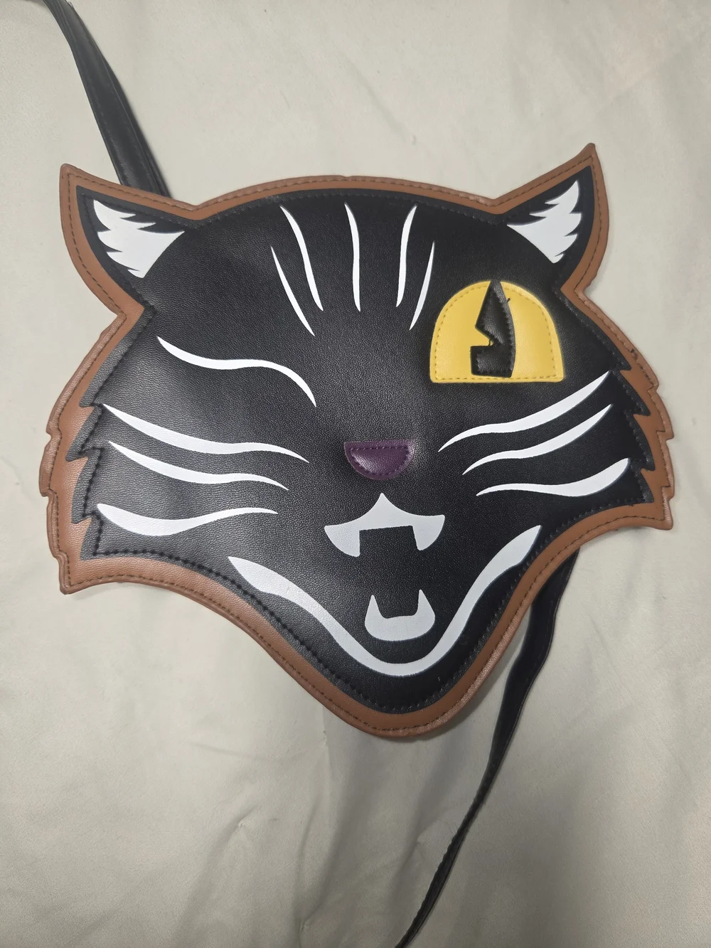 Black Cat Cross Body Bag